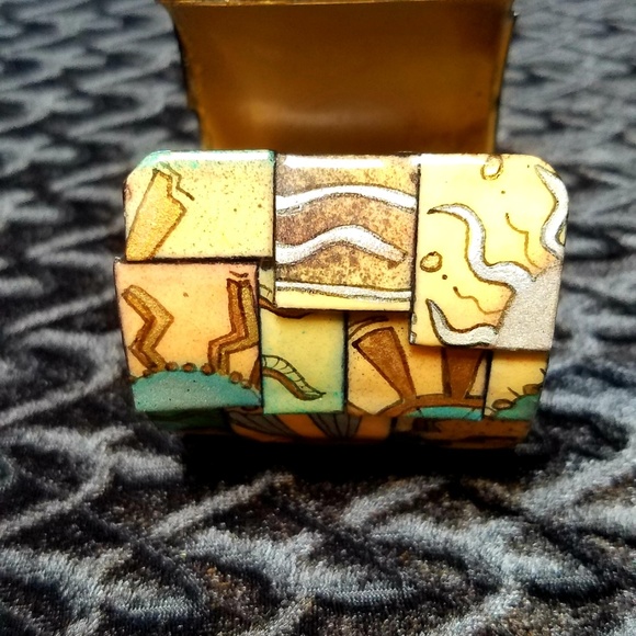 Wearable Art Mosaic Cuff - Picture 6 of 7